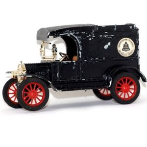 Vintage Metal Ford Model T Van Bank, Car Bank, Piggy Bank,1913 Ford Model T